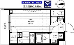 StageGrandeHACHIOJI2 1Kの間取図画像