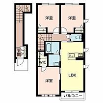 サンクレールIII 0203 ｜ 滋賀県東近江市佐野町785-2（賃貸アパート3LDK・2階・70.00㎡） その2