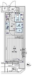 メインステージ滝野川桜通り 1Kの間取図画像