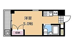 アルファーステージ淵野辺 ワンルームの間取図画像