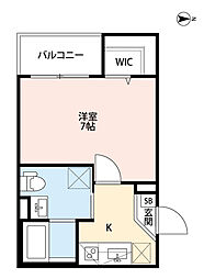 阪急神戸本線 園田駅 徒歩12分の賃貸アパート 1階1Kの間取り