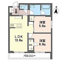 ファヴォーレ　II 00101 ｜ 埼玉県吉川市木売３丁目3-5（賃貸マンション2LDK・1階・59.91㎡） その2