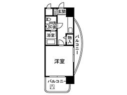 ビジネス・ワン天神 1Kの間取図画像
