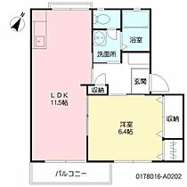 フォレストハイツ A0202 ｜ 熊本県菊池市袈裟尾518-5（賃貸アパート1LDK・2階・43.75㎡） その2