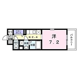 間取図画像 1K