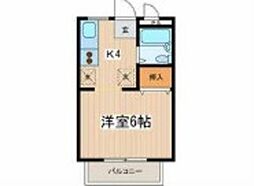 メゾン・ソフィア 1Kの間取図画像