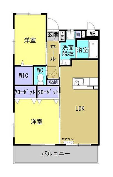 （仮称）都城年見町ＡＫマンション 401｜宮崎県都城市年見町(賃貸マンション2LDK・4階・50.84㎡)の写真 その2