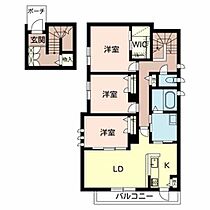 Ｓｈａ　Ｍａｉｓｏｎ　フリージア塚口 0201 ｜ 兵庫県尼崎市上坂部２丁目17-11（賃貸アパート3LDK・2階・87.35㎡） その2