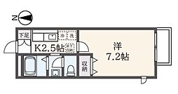 サンハイム下北沢 1Kの間取図画像