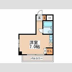 間取図画像 ワンルーム