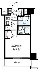 SYNEX横濱阪東橋II 6階1Kの間取り