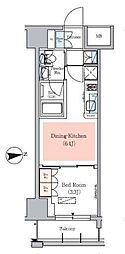 Urbanex秋葉原EAST3 1DKの間取図画像