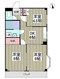 間取図画像 3DK