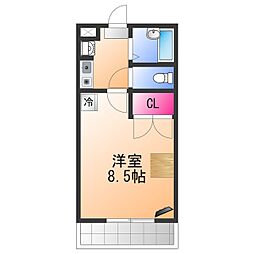 間取図画像 1K