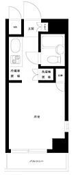 ルーブル田園調布南 3階ワンルームの間取り