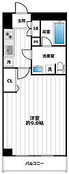 Genovia墨田八広skygarden 1Kの間取図画像