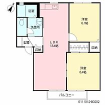 アルカディア　Ｂ棟 B0202 ｜ 福岡県北九州市八幡西区永犬丸３丁目14-2（賃貸アパート2LDK・2階・54.81㎡） その2