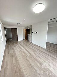 Osaka Metro御堂筋線 西田辺駅 徒歩6分の賃貸アパート 1階2LDKのリビング/ダイニング