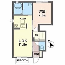 リアンフレールI A101 ｜ 宮城県富谷市成田４丁目18-16（賃貸アパート1LDK・1階・45.07㎡） その2