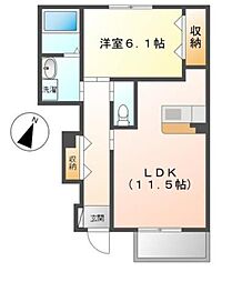 間取図画像 1LDK