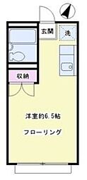 ジョイ深沢 ワンルームの間取図画像