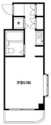 トーク能見台 ワンルームの間取図画像