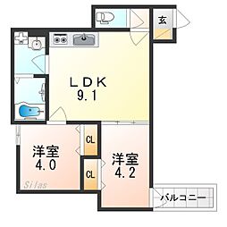 南海高野線 北野田駅 徒歩9分 2階/-
