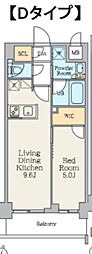 クレストコート中板橋 1LDKの間取図画像