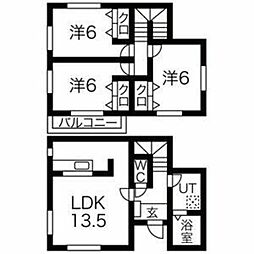Ｌａ Ｐｒｏｖｅｎｃｅ 3LDKの間取り