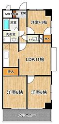 クリエイト村田 3LDKの間取図画像