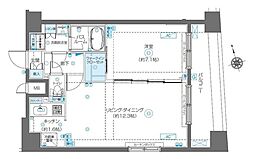 ZOOM渋谷富ヶ谷 1LDKの間取図画像