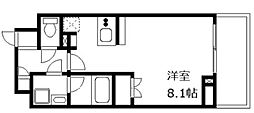 北区豊島2丁目マンション ワンルームの間取図画像