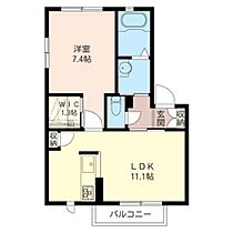 アイリスIV 00101 ｜ 埼玉県日高市大字鹿山237-8（賃貸アパート1LDK・1階・42.72㎡） その2