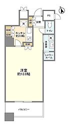 新橋プラザビル 1Kの間取図画像