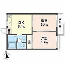 トキワハイツＡ A206 ｜ 大阪府四條畷市西中野２丁目2-17（賃貸アパート2DK・2階・35.00㎡） その2