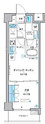 ルフォンプログレ中野富士見町 1DKの間取図画像