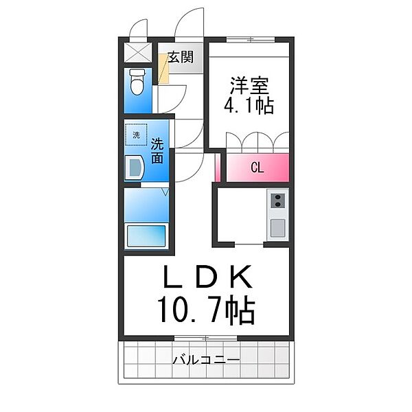 アヴァンティ三国ヶ丘 ｜大阪府堺市堺区向陵中町５丁(賃貸マンション1LDK・3階・36.00㎡)の写真 その2