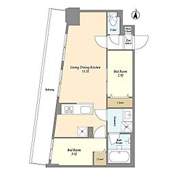 アルファコート梅島 2階