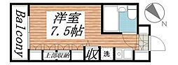 鎌ヶ谷ハイツ ワンルームの間取図画像