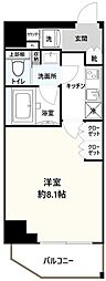 DIPS東十条駅前RESIDENCE 1Kの間取図画像