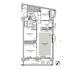 ParkCube西ヶ原STAGE 3LDKの間取図画像