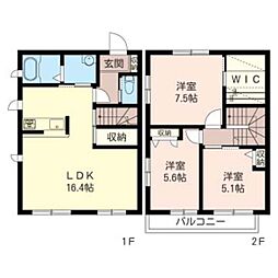 間取図画像 3LDK
