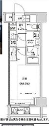 ガレリアレジデンス南千住 1Kの間取図画像