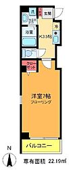 M'sFLAT 1Kの間取図画像