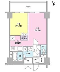 コンフォリア春日富坂 1LDKの間取図画像