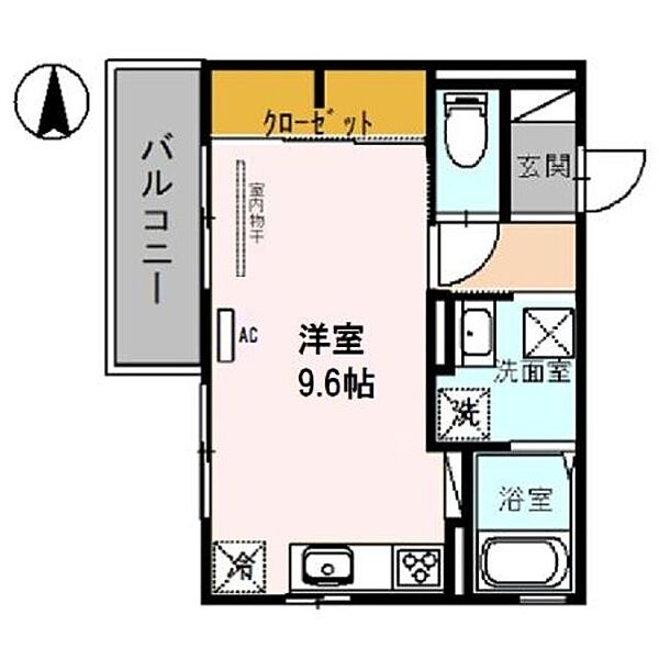 和歌山県和歌山市西汀丁(賃貸アパート1R・3階・29.50㎡)の写真 その2