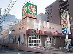ライフ土佐堀店 494m