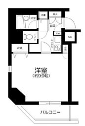 ガラ・ステージ京橋 1Kの間取図画像