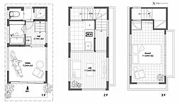 押上貸家 2LDKの間取り