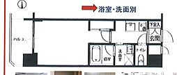 サンテミリオンお茶の水 1Kの間取図画像